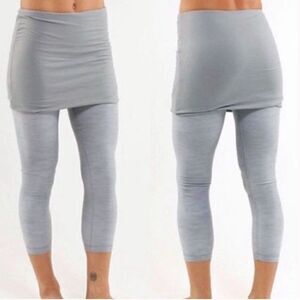 Lululemon Yin To You Crop Pants Leggings Fossil Slub 23"